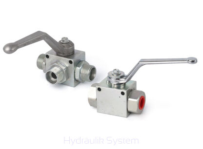 Zawory kulowe 3- drogowe