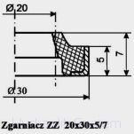 Zgarniacz ZZ 20x30x5/7 - 2