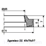 Zgarniacz ZZ 65x75x5/7 - 2