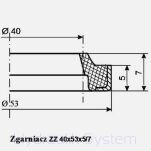 Zgarniacz ZZ 40x53x5/7 - 2