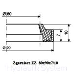 Zgarniacz ZZ 80x95x7/10 - 2
