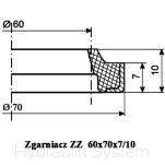 Zgarniacz ZZ 60x70x7/10 - 2