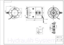 Silnik elektryczny HS24MGTHE 24V 1,2 kW Prawy - 2