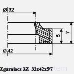 Zgarniacz ZZ 32x42x5/7 - 2