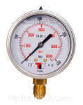 Manometr glicerynowy Ciśnieniomierz Zegar 63mm 400bar 1/4