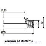 Zgarniacz ZZ 85x95x7/10 - 2