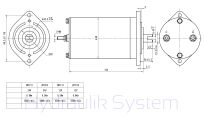 Silnik elektryczny do windy wind ISKRA AME1716 AME1592 ZEPRO MBB 24V 0,8kW - 6