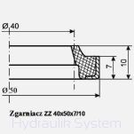 Zgarniacz ZZ 40x50x7/10 - 2