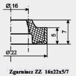 Zgarniacz ZZ 16x22x5/7 - 2