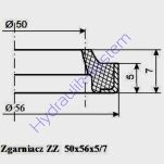 Zgarniacz ZZ 50x56x5/7 - 2