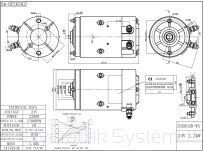 Silnik do windy wind MBB Palfinger Anteo Dautel 24V 2kW PRAWE Haco 2008702H - 7