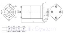 Silnik elektryczny AME1717- odpowiednik HSAME1591 12v - 5